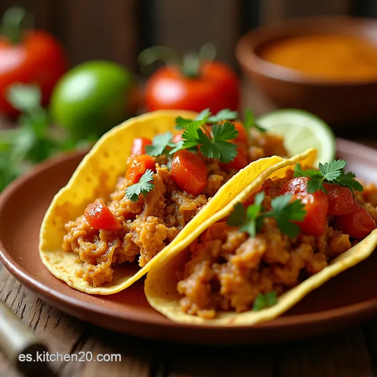 Tacos De Tinga De Pollo Aut&eacute;nticos presentation
