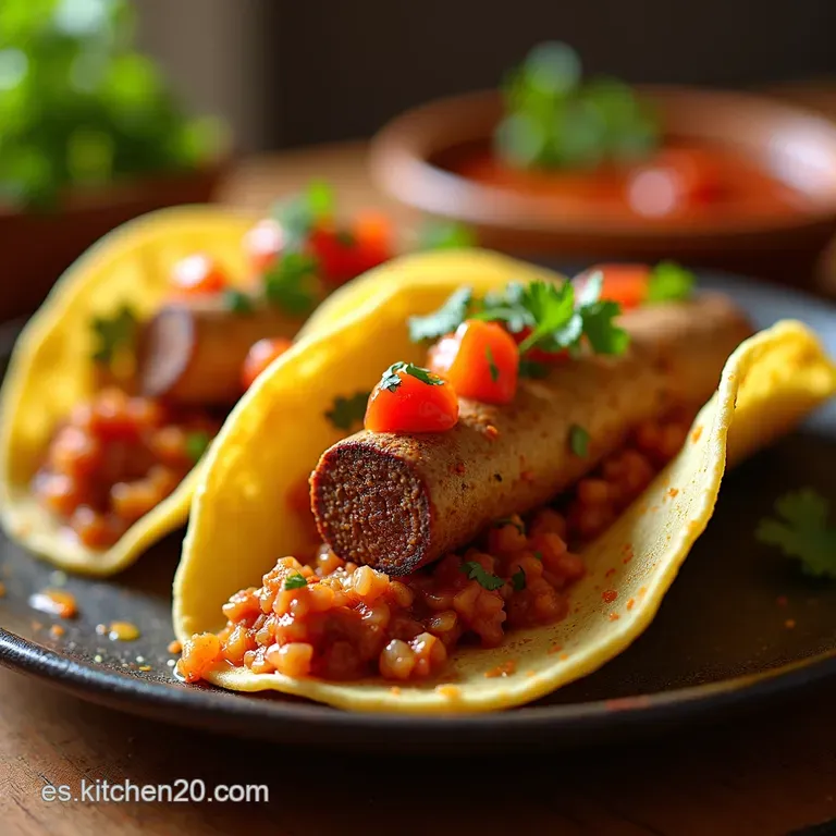 Tacos Matutinos De Chorizo Con Un Toque De M&eacute;xico presentation