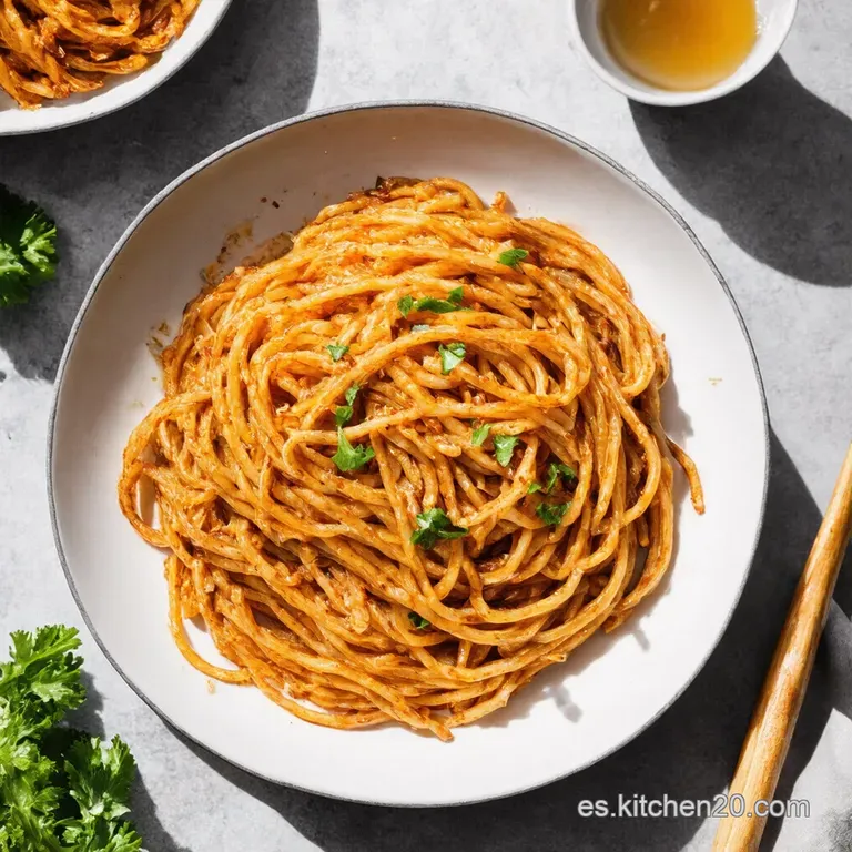 Tallarines Salteados Chinos Un Viaje de Sabor Asi&aacute;tico en tu Cocina