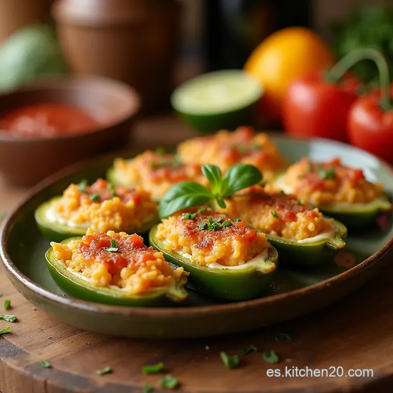 Tapitas De Jalape&ntilde;o Rellenas Sabor Explosivo presentation