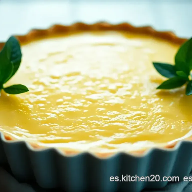 Tarta de Lim&oacute;n Refrescante Sin Horno