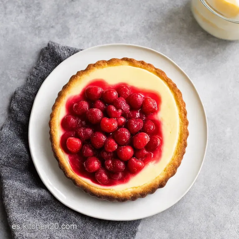 Tarta de Queso Cremosa con Ar&aacute;ndanos Un Postre de Pel&iacute;cula