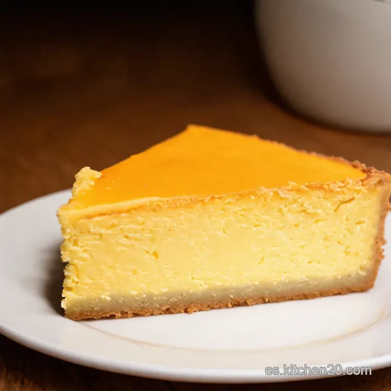 Tarta De Queso Griega F&aacute;cil Cremosa Y Deliciosamente Refrescante presentation