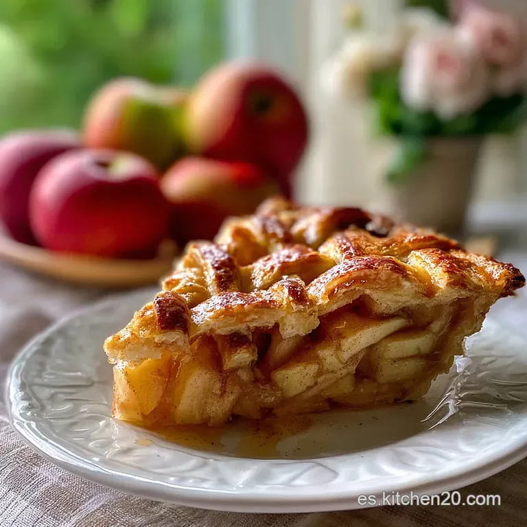 Receta de Tarta de Manzana F&aacute;cil y R&aacute;pida con Canela