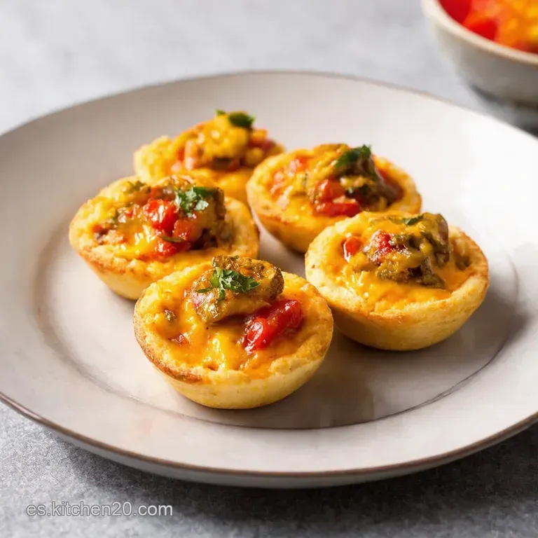 Tartitas de Queso de Cabra con Pimientos Caramelizados