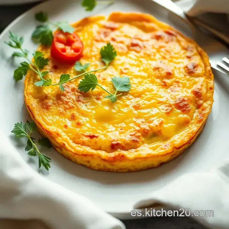 The Perfect Spanish Omelette (Tortilla Espa&ntilde;ola) presentation