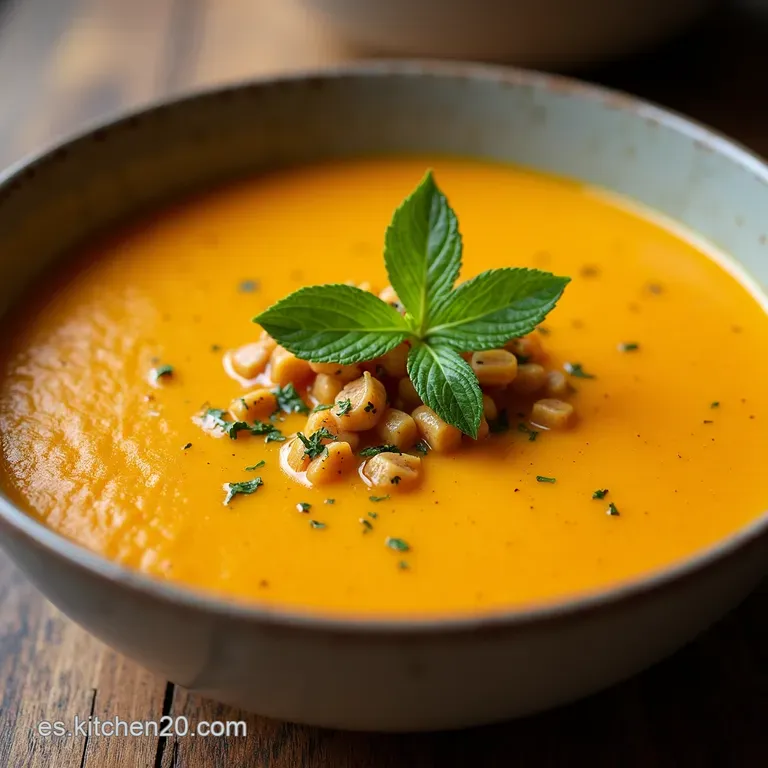 The Velvety Dream Butternut Squash Soup with a Touch of Spice