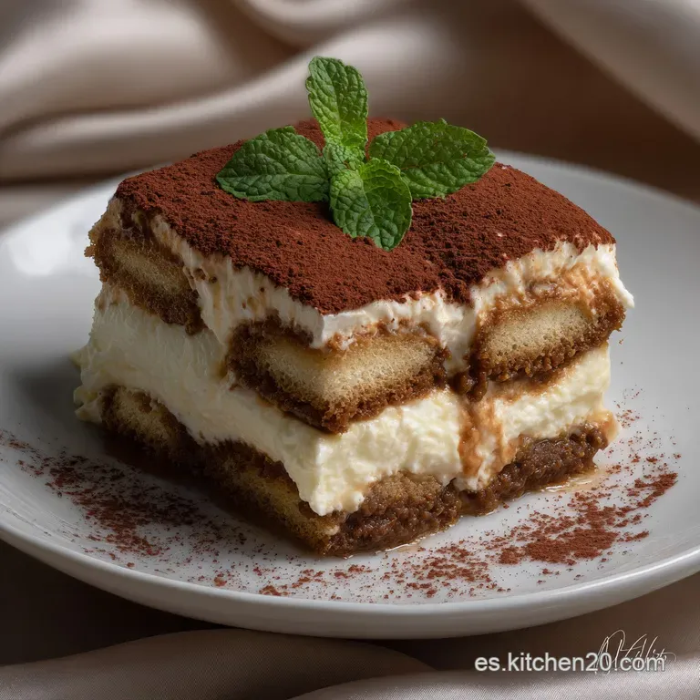 Elegant slices of tiramisu with visible layers, artfully arranged on a white plate, showcasing a silky, smooth texture.