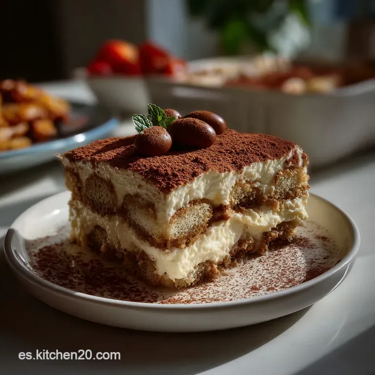 Tiramis&uacute; Receta F&aacute;cil con Mascarpone