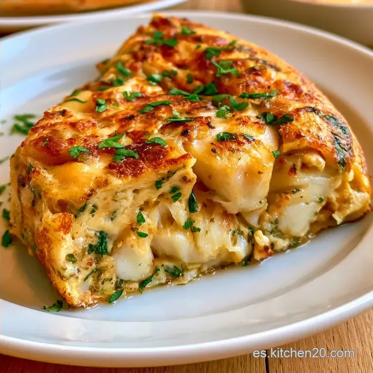 Tortilla Española Con Bacalao Casero