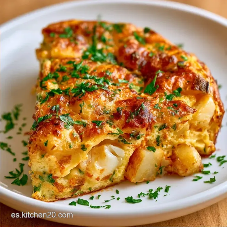 Tortilla De Bacalao Saludable: Corazón Meloso