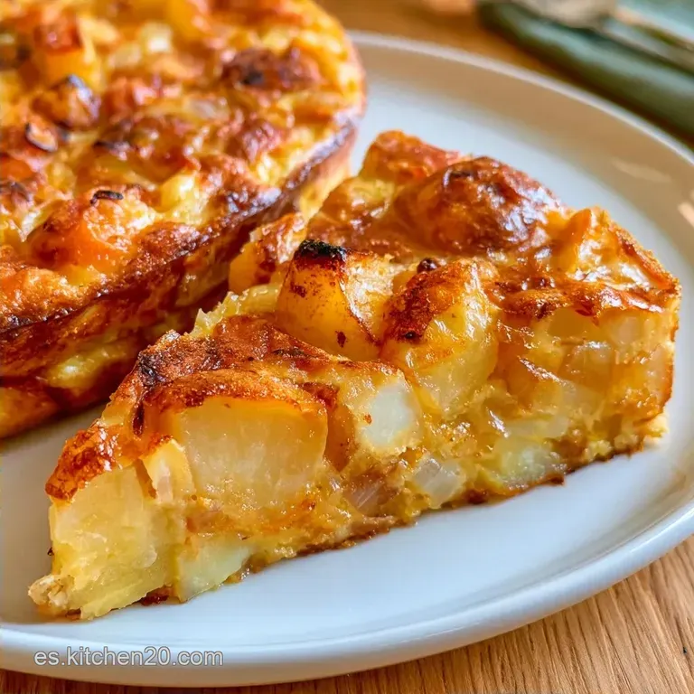 Tortilla de Patata con Cebolla en Air Fryer