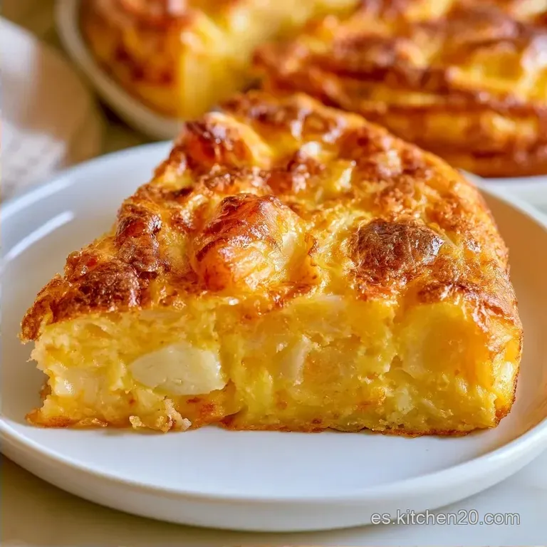 Tortilla De Patata Con Bacalao Desalado: Centro Jugoso