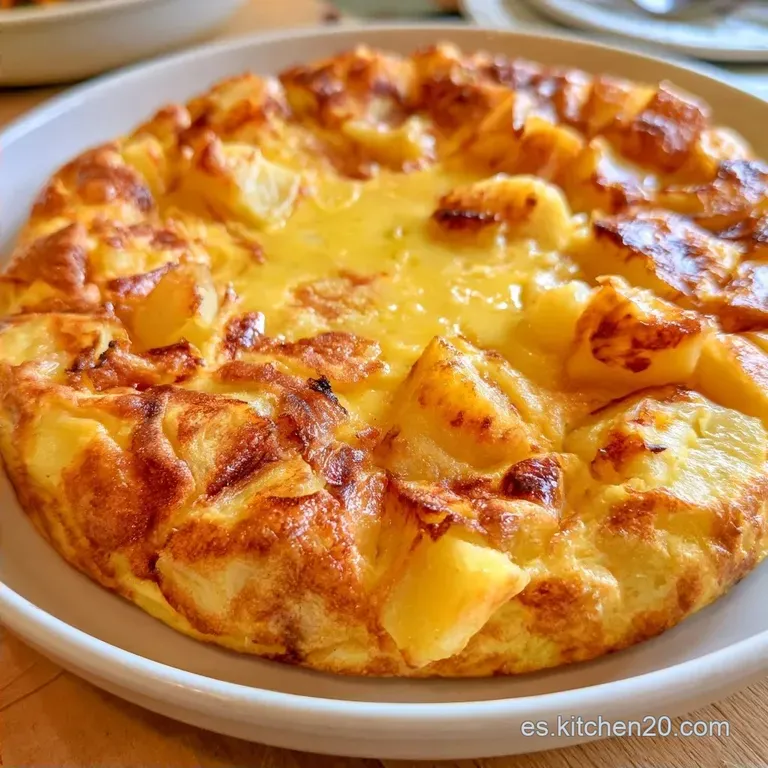 Tortilla De Patatas Al Horno: Saludable Y Jugosa