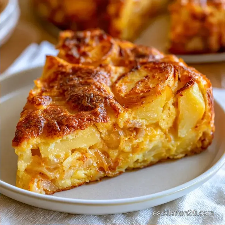 Tortilla De Patatas Con Cebolla