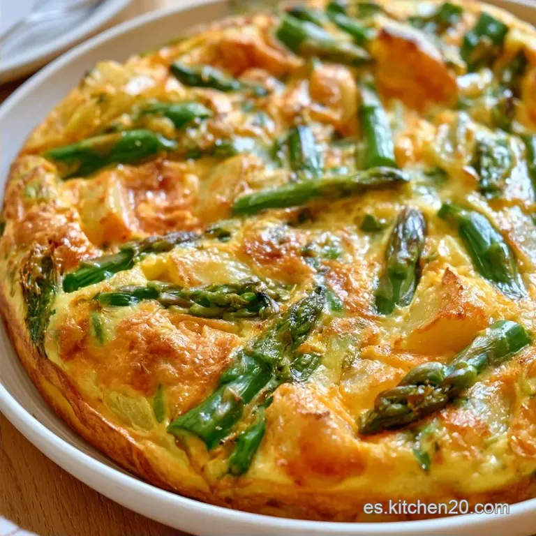 Tortilla de Patatas con Espárragos Trigueros