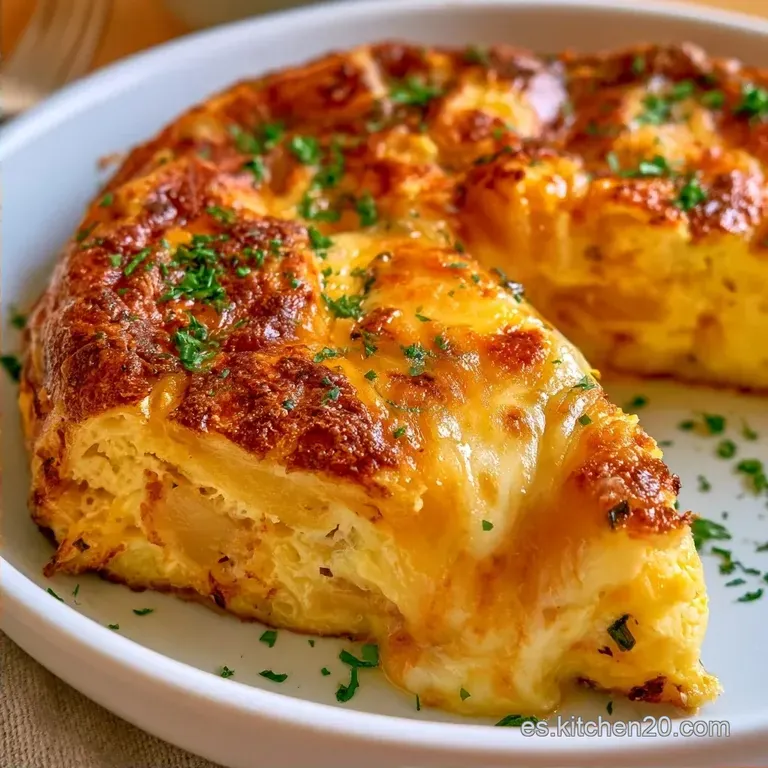 Tortilla De Patatas Rellena Gourmet en 45 Minutos