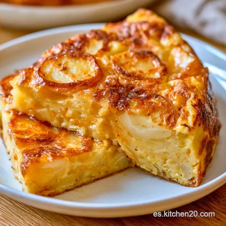 Tortilla Española Auténtica: Centro Jugoso