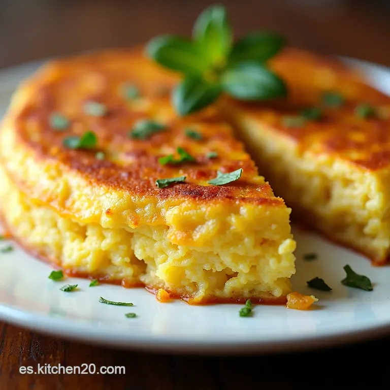Tortilla Espa&ntilde;ola Saludable para Campeones Diab&eacute;ticos
