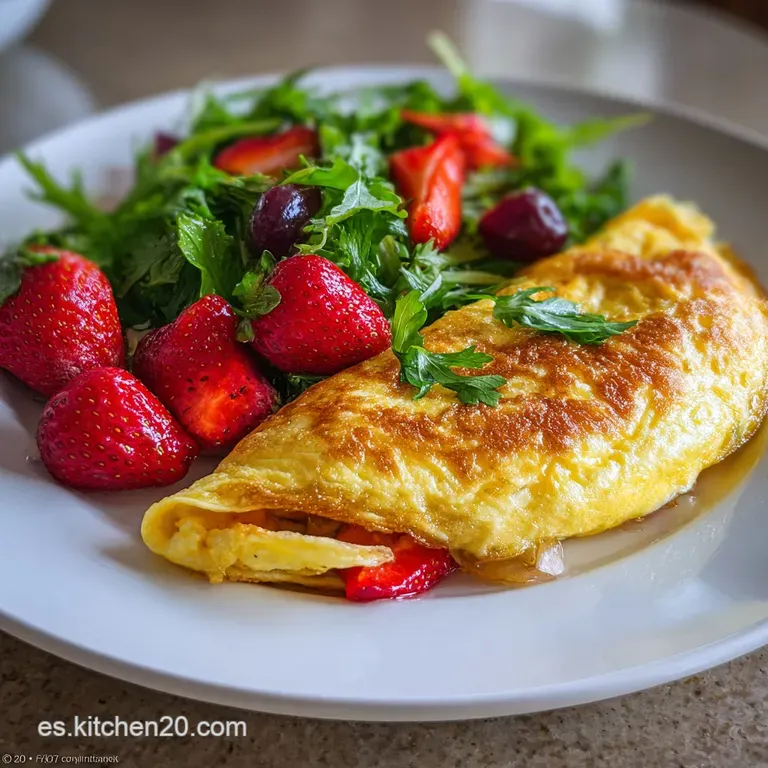 Slice of golden tortilla francesa on a white plate, steam rising. Glistening olive oil and a sprinkle of sea salt beckon.