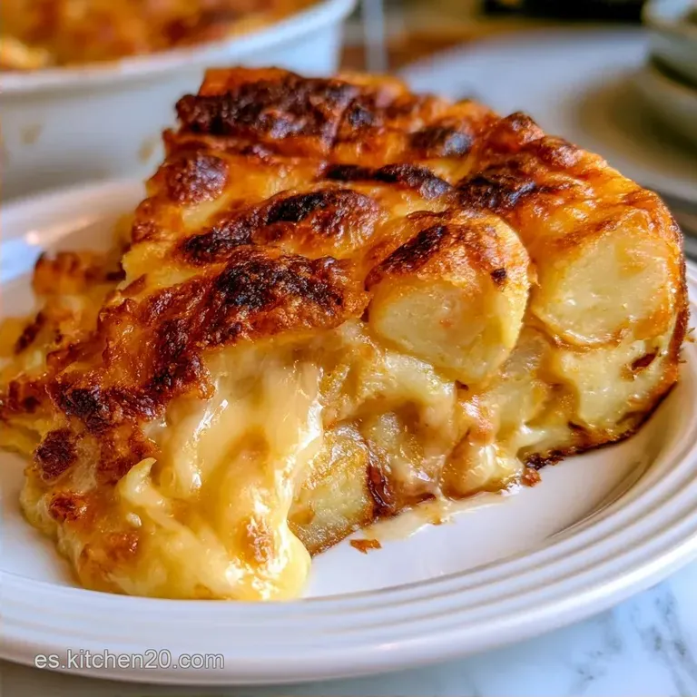Tortilla Patatas Camembert: Corazón Fundente
