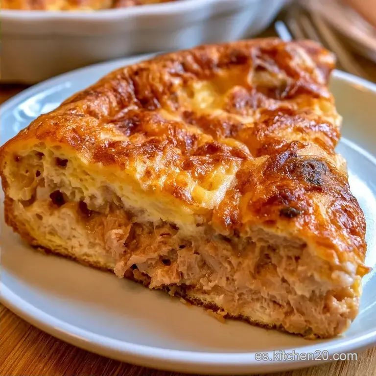 Tortilla Rellena de Atún en 20 Minutos