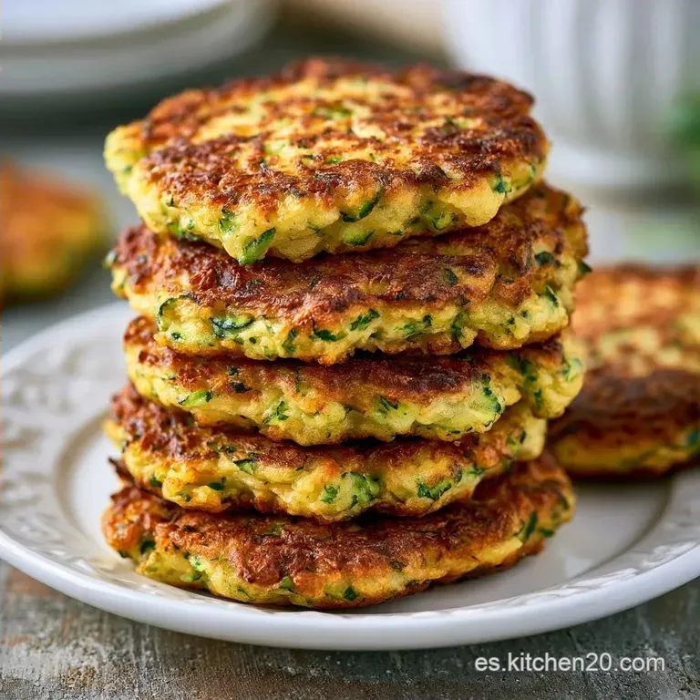 Tortitas De Calabacín Con Harina De Avena
