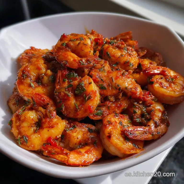 Receta Udang Balado F&aacute;cil C&oacute;mo Hacer Camarones Pic Vibrantes